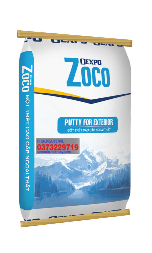 BỘT TRÉT NGOÀI OEXPO ZOCO PUTTY FOR EXTERIOR - 40KG