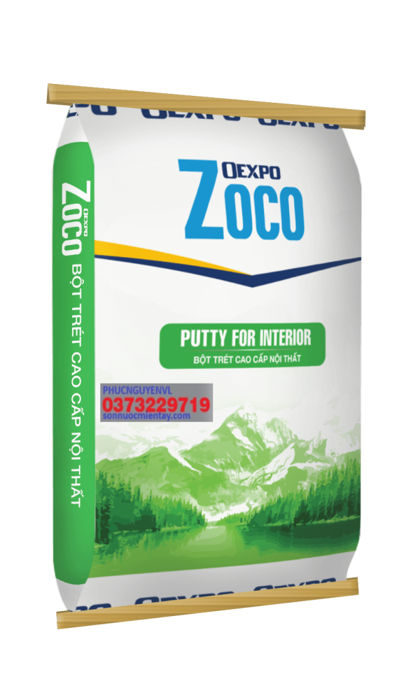 BỘT TRÉT TRONG OEXPO ZOCO PUTTY FOR INTERIOR - 40KG