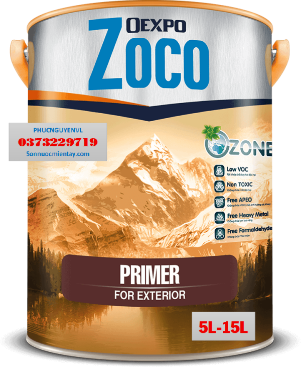 OEXPO ZOCO PRIMER FOR EXTERIOR  - 5L (Chính hãng)