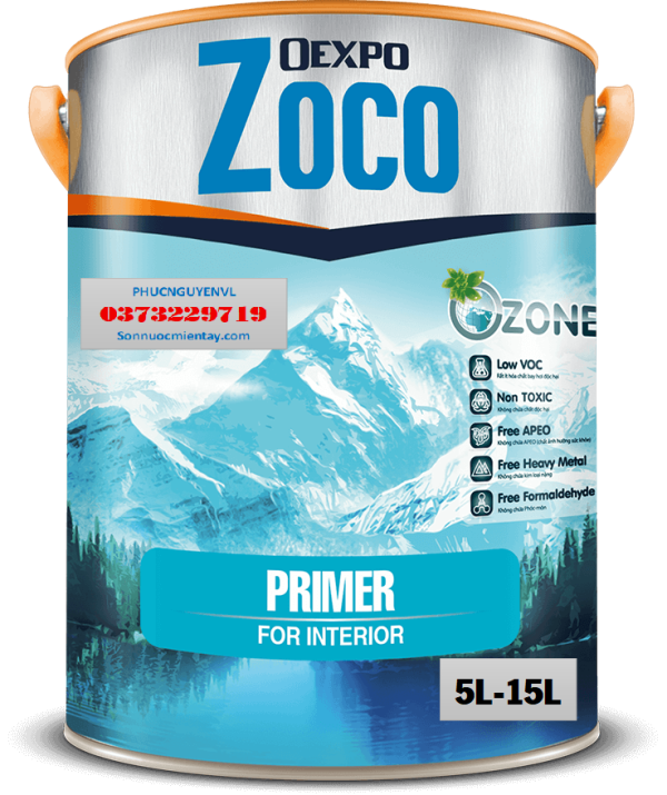 OEXPO ZOCO PRIMER (AKALI) FOR INTERIOR - 15L (Chính hãng)