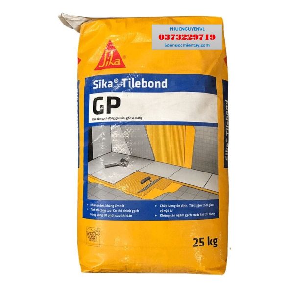 Vữa dán gạch SIKA TILEBOND GP - 25Kg (Chính hãng)